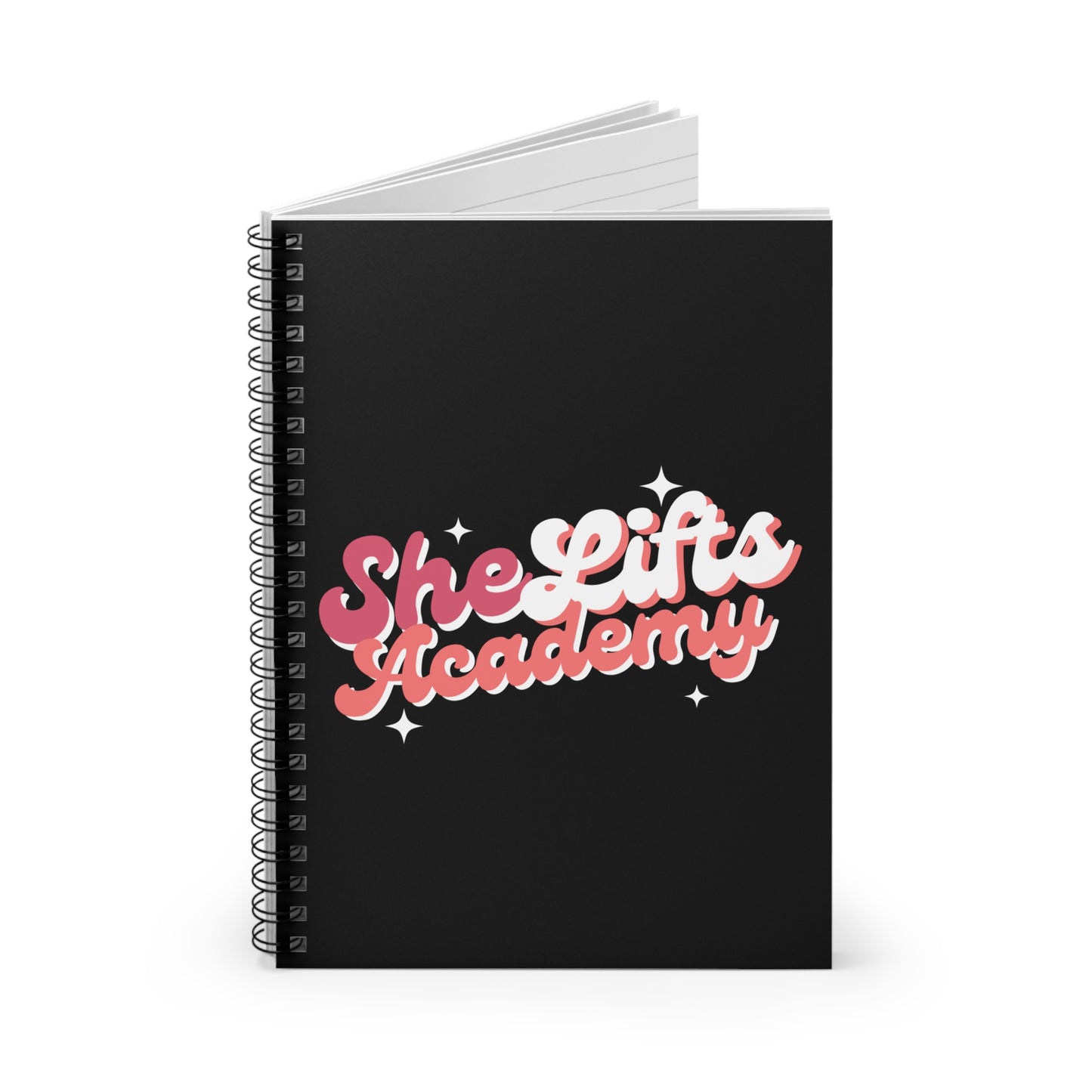 She Lifts Academy Spiral Notebook