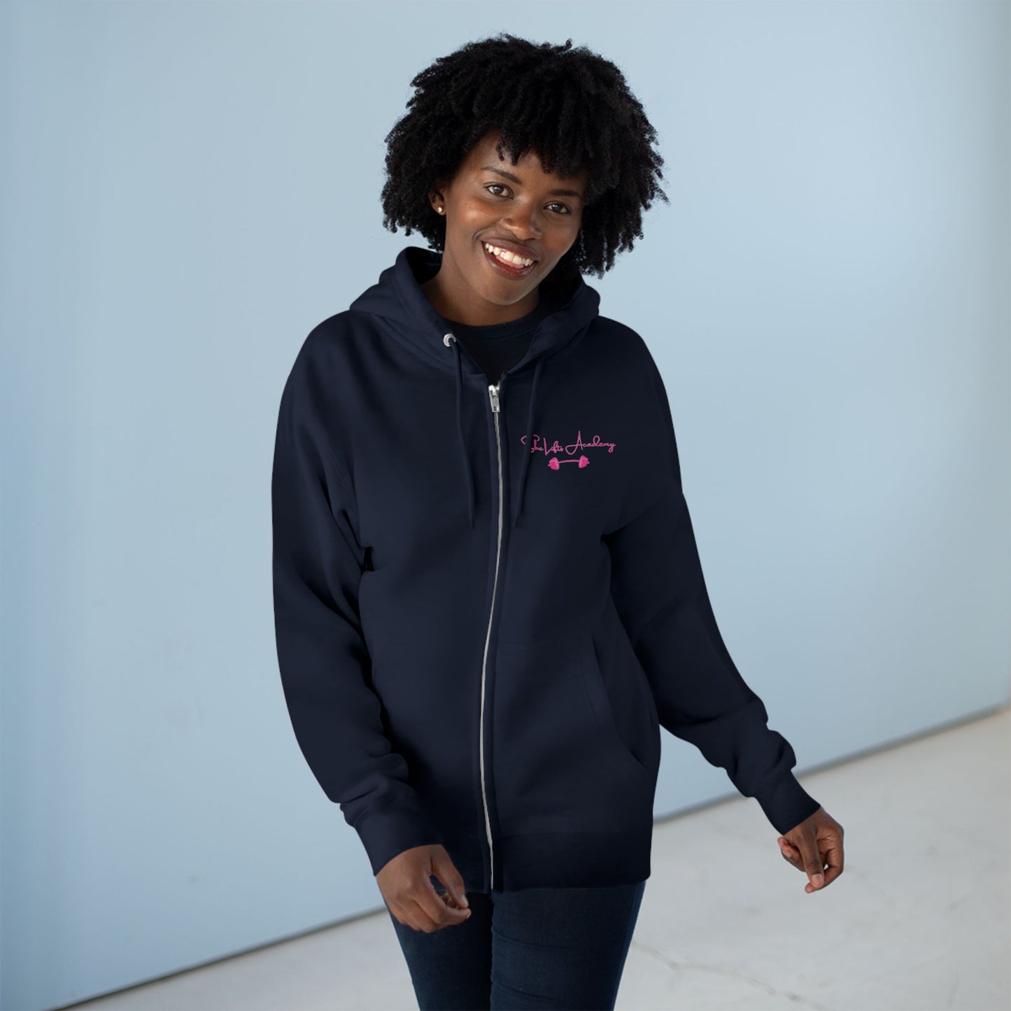 She Lifts Academy sweatshirt