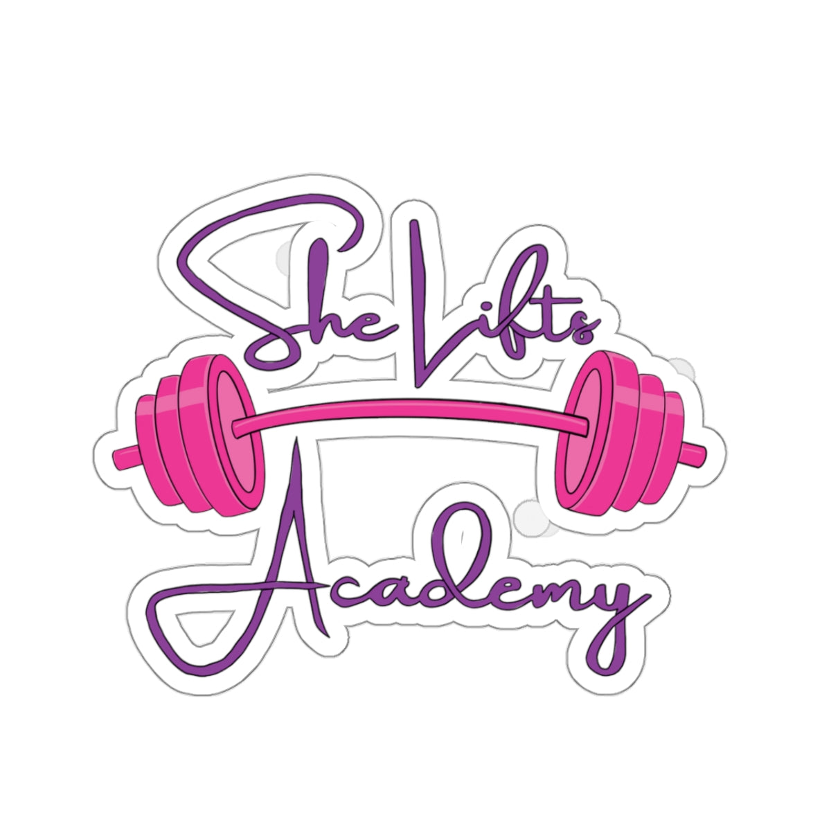 She Lifts Academy Sticker