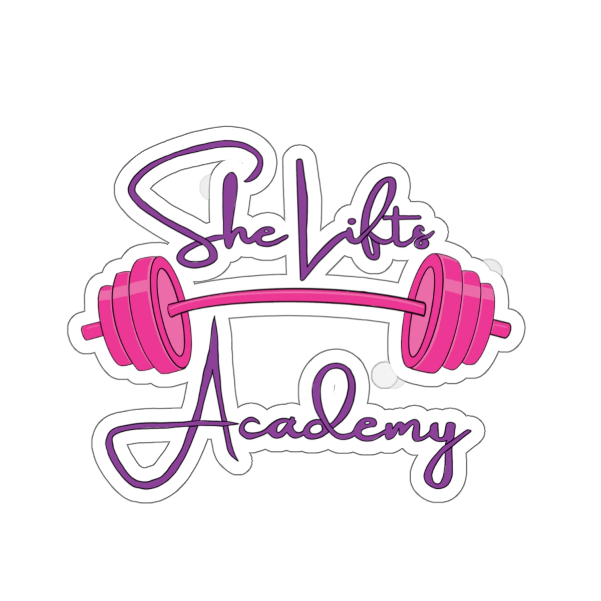 She Lifts Academy Sticker