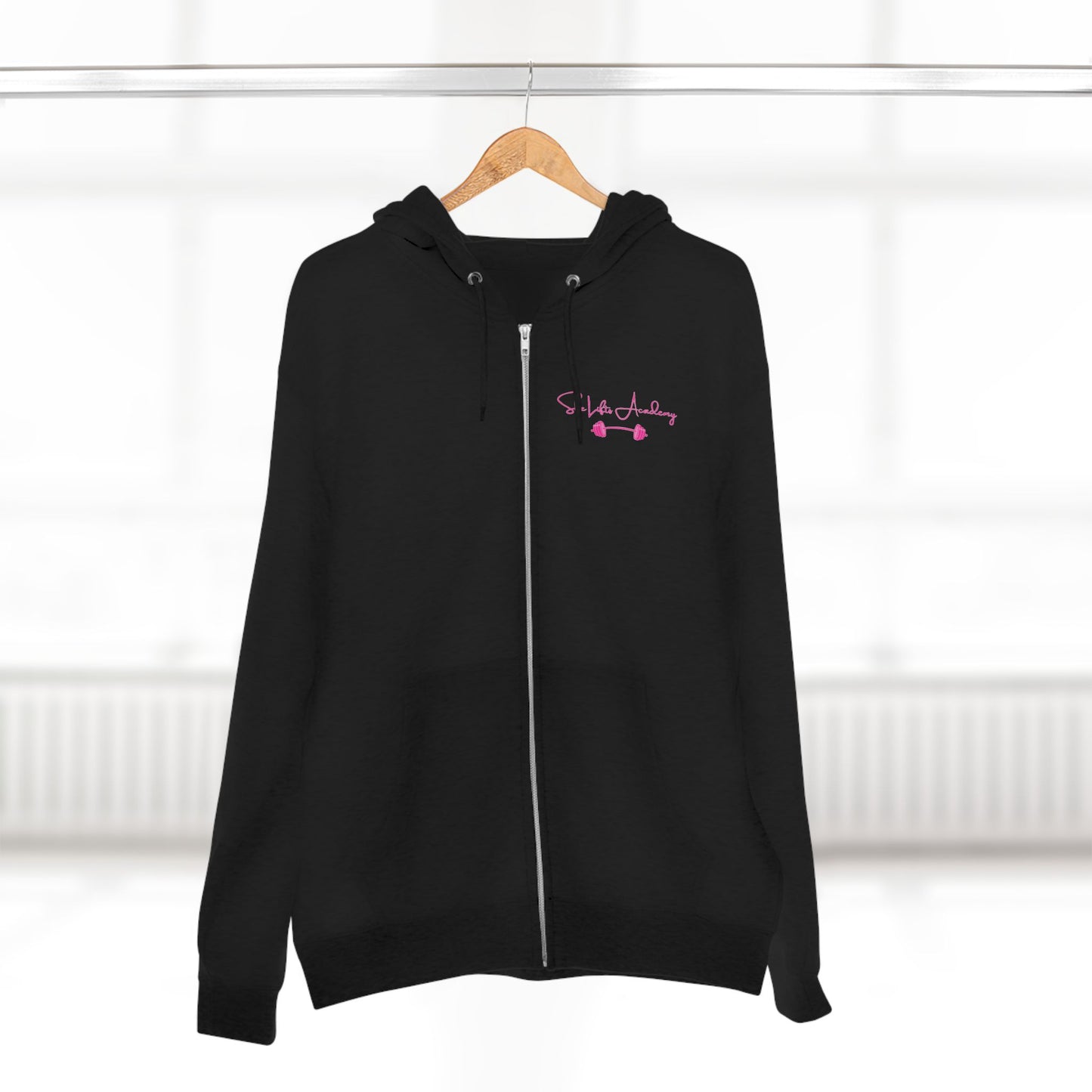 She Lifts Academy sweatshirt