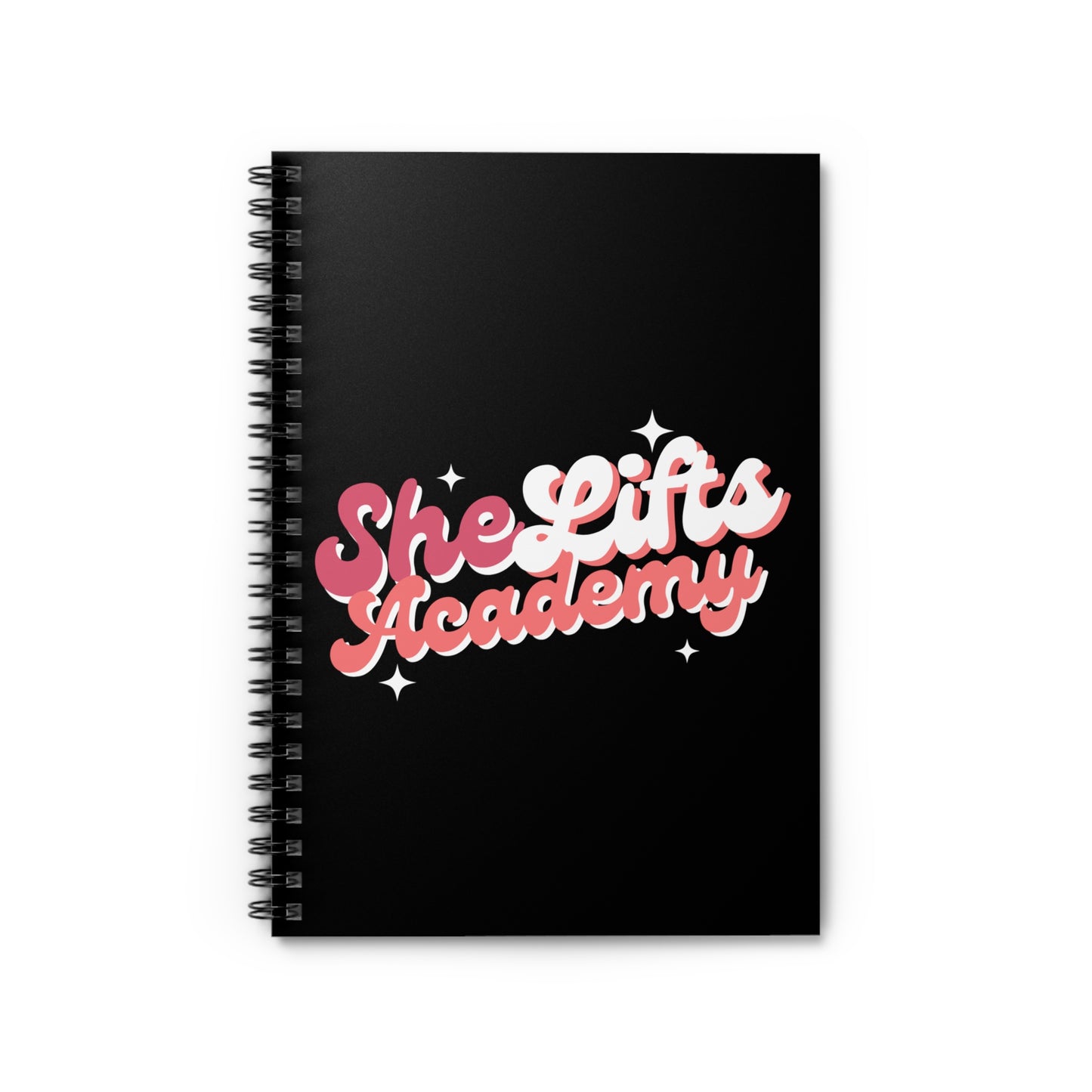 She Lifts Academy Spiral Notebook