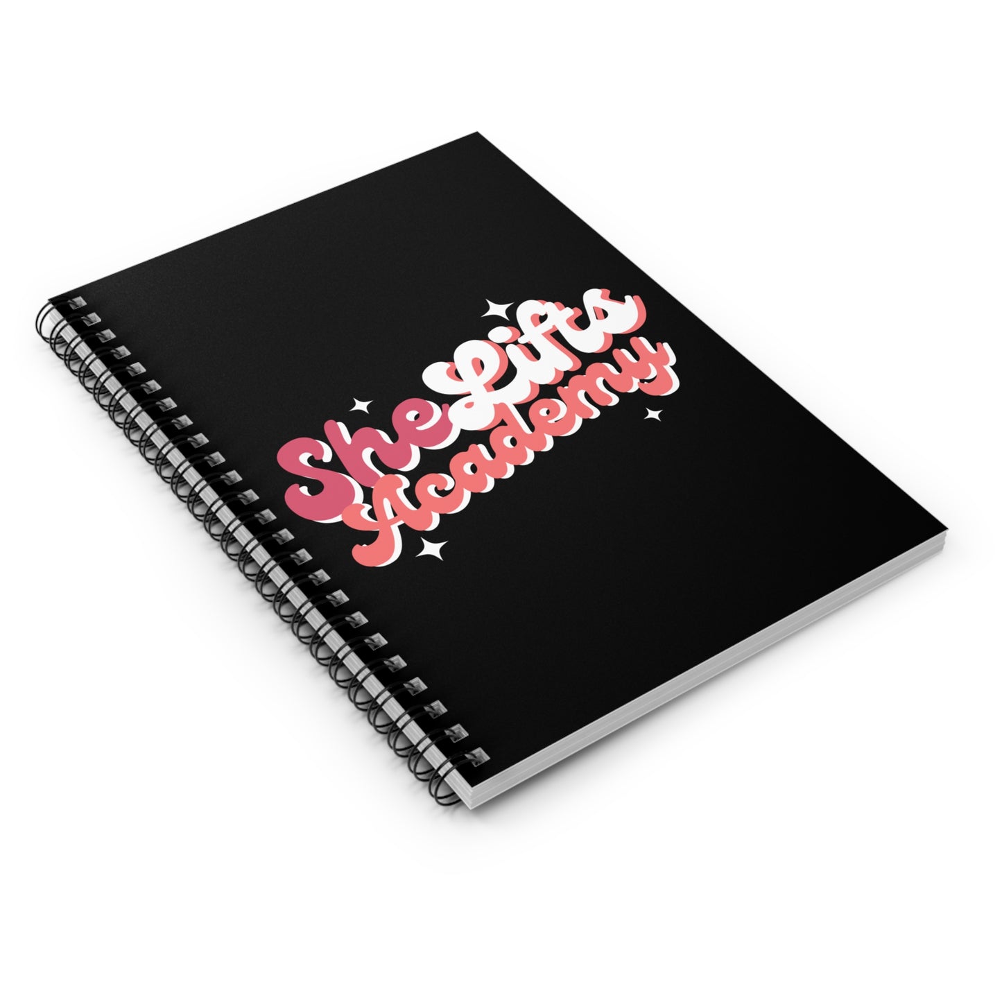 She Lifts Academy Spiral Notebook