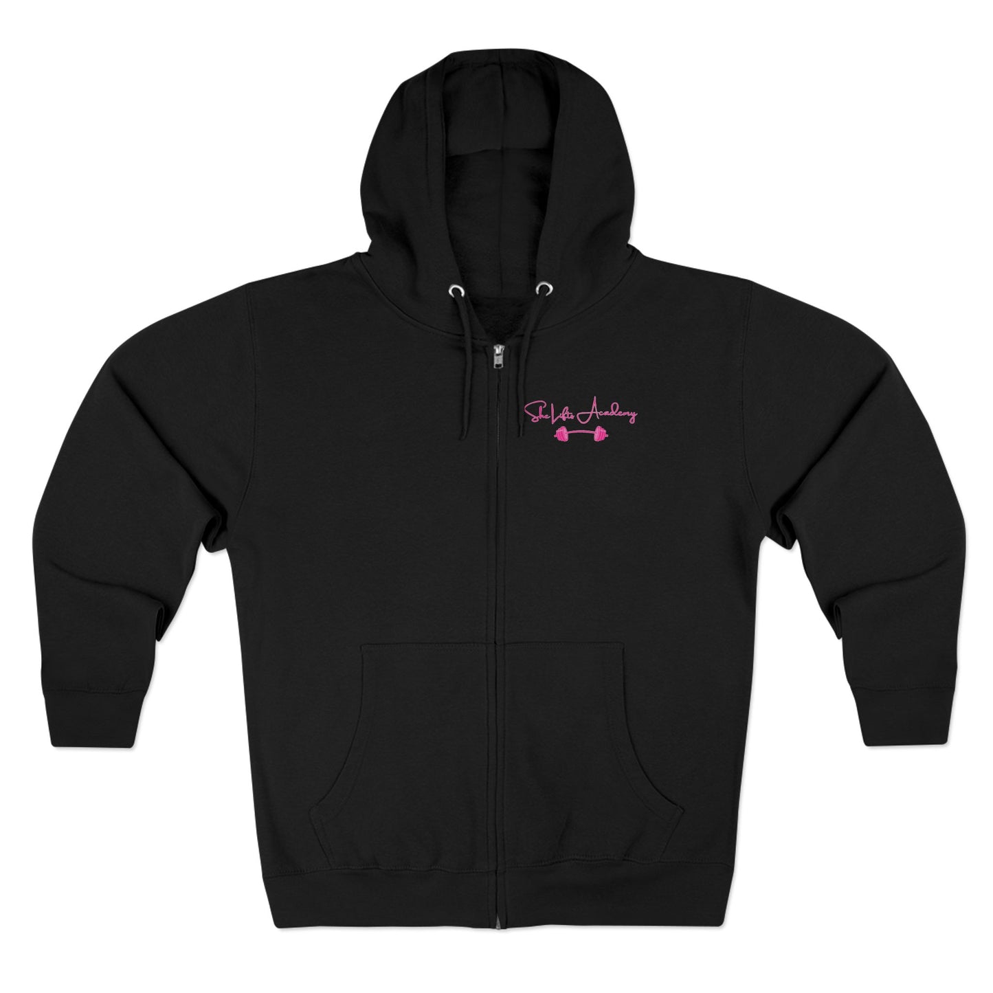 She Lifts Academy sweatshirt